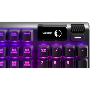 SteelSeries Apex 7 Mechanical Gaming Keyboard - Cable Connectivity - USB Interface Volume Control, Brightness, Rewind, Ski