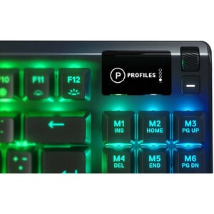 SteelSeries Apex 7 TKL Mechanical Gaming Keyboard - Cable Connectivity - USB Interface Volume Control, Skip, Pause, Rewind