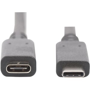 Digitus 1,50 m USB Datentransferkabel - 1 - Cable for MacBook, Smartphone, Docking Station, Notebook - 480 Mbit/s - Verlän