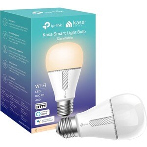 Kasa Smart KL110 LED Light Bulb - 10 W - 800 lm - A19 Size - Soft White Light Color - E26 Base - 25000 Hour - 2700°K Color