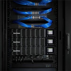 CyberPower OL5KRTHD Smart App Online UPS Systems - 5000VA/5000W, 200 - 240 VAC, Hardwire Terminal (NEMA L6-30P power cord 