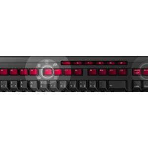 CHERRY B.UNLIMITED 3.0 Tastatur & Maus - Englisch (US) - 1 - Tastatur, Kabellos, Funk USB, Schwarz - Maus, Infrarot, Kabel
