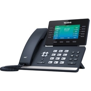 Yealink T54W IP Phone - Corded/Cordless - Corded/Cordless - Bluetooth - Wall Mountable, Desktop - Classic Gray - 16 x Tota