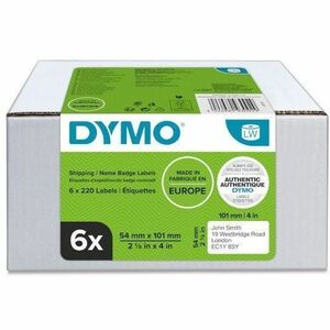 Transportetikett Dymo - Rechteck - 6 Pack