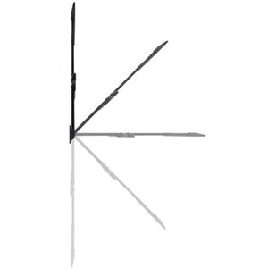 Montaggio a muro ITB per TV, Monitor - 1 Schermo/i supportato/i - 124,5 cm (49") Supporto schermo - 20 kg Capacità di cari