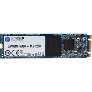 Kingston A400 240 GB Solid State Drive - M.2 2280 Internal - SATA (SATA/600) - 80 TB TBW - 500 MB/s Maximum Read Transfer 