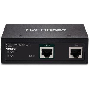 TRENDnet TI-IG90 PoE -Injektor - TAA-konform - 57 V DC Eingang - 1 x Gigabit Ethernet Eingangsport(s) - 1 x Gigabit PoE++ 