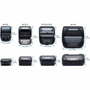 Seiko MP-B30 Mobile, Measuring Device, PDA, Medical Equipment Direct Thermal Printer - Monochrome - Portable - Label Print
