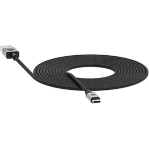Mophie Charging Cable - 3 m - For USB Device - USB Type A / USB Type C - 5 V DC - Black - 1 Pcs