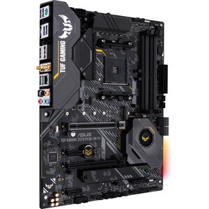 TUF GAMING X570-PLUS (WI-FI) Desktop Motherboard - AMD X570 Chipset - Socket AM4 - ATX - 128 GB DDR4 SDRAM Maximum RAM - D