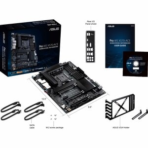Asus Pro WS X570-ACE Workstation Motherboard - AMD X570 Chipset - Socket AM4 - ATX - 128 GB DDR4 SDRAM Maximum RAM - DIMM,