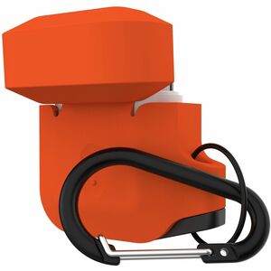 Urban Armor Gear Carrying Case Apple AirPods - Orange - Drop Resistant, Weather Proof, Water Resistant - Silicone Body - C