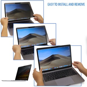 V7 PS133MGT-3E Blendfrei Blickschutzfilter - Schwarz - TAA-konform - für 33,8 cm (13,3 Zoll) Widescreen LCD MacBook Air, M