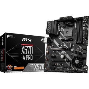 MSI X570-A PRO Desktop-Mainboard - AMD Chipsatz - Sockel AM4 - 128 GB - DIMM - 4 x Speichersteckplätze