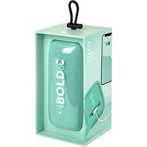 Fresh 'n Rebel Rockbox Bold M 1RB6500PT Bluetooth Lautsprechersystem - Pfefferminze - Aufladbarer Akku - USB