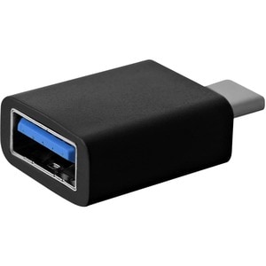 V7 V7U3C2A-BLK-1E Data Transfer Adapter - 1 x USB 3.2 (Gen 1) Type A - Female - 1 x USB 3.2 (Gen 1) Type C - Male - Black