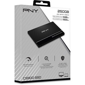 PNY CS900 250 GB Solid State Drive - 2.5" Internal - SATA (SATA/600) - MAC Device Supported - 535 MB/s Maximum Read Transf