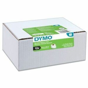 Dymo Address Label - Rectangle - 12 Pack