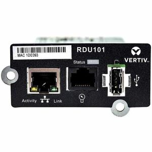 Vertiv Liebert IntelliSlot RDU101 - Network Card | Remote Monitoring - Data Center Monitoring| Adapter| 10Mb LAN/100Mb LAN