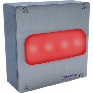 CyberData InformaCast Enabled Outdoor RGB (Multi-Color) Strobe - 12 V DC - Visual - Wall Mountable - Multicolor