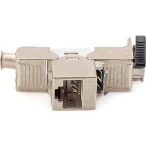 DIGITUS Professional Network Connector - 24 - 1 x 8-pin RJ-45 Network Female - Shielding - Silver