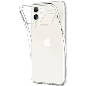 Spigen Liquid Crystal Case for Apple iPhone 11 Smartphone - Crystal Clear - Shock Absorbing - Thermoplastic Polyurethane (