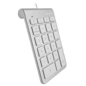 Macally UCNUMKEY22 USB-C Numeric Keypad For Mac/PC - Cable Connectivity - USB Type C Interface - 22 Key(s) - Computer, iPa