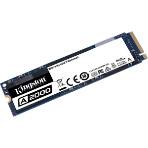 Kingston A2000 250 GB Solid State Drive - M.2 2280 Internal - PCI Express (PCI Express 3.0 x4) - Notebook, Desktop PC Devi