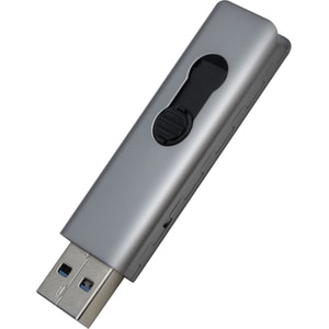 PNY Elite Steel 3.1 128 GB USB 3.1 Flash-Laufwerk - Edelstahl - 80 MB/s Read Speed - 20 MB/s Write Speed - 1 Stück