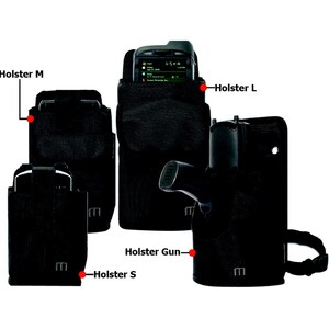 MOBILIS Refuge Carrying Case (Holster) Datalogic, Zebra Handheld Terminal - Black - Drop Resistant - 1680D Polyester, 1680