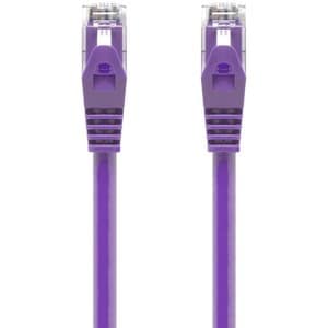 Alogic Purple CAT6 Network Cable - 0.5m - 50 cm Category 6 Network Cable for Network Device - First End: 1 x RJ-45 Network