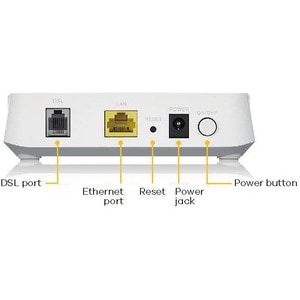 ZYXEL VDSL2 17a Bonding and 35b Single Line Bridge - DSL - 1 Ports - Gigabit Ethernet - VDSL2 - Desktop - 2 Year - TAA Com