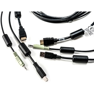 CABLE ASSY 1-HDMI 1-USB/1-AUDIO 6FT