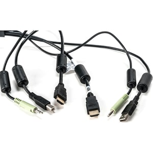 CABLE ASSY, 1-HDMI 1-USB/1-AUDIO, 10FT