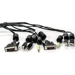 DVI-D CABLE, USB AUDIO, DPP - 6FT