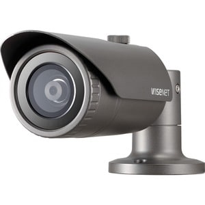 Wisenet QNO-6012R 2 Megapixel Outdoor HD Network Camera - Color - Bullet - Dark Gray - 65.62 ft Night Vision - H.264, MJPE