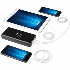 Eaton Tripp Lite Series USB-IF Certified Multi-Device USB Charger, 110W Total, 1x USB-C PD 3.0 PD port (86W) and 4x USB-A 
