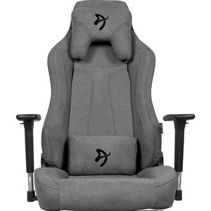 Arozzi Vernazza Gaming Chair - For Gaming - Metal, Fabric, Aluminum - Ash 3D ARMS TILT + LOCK RECLINE