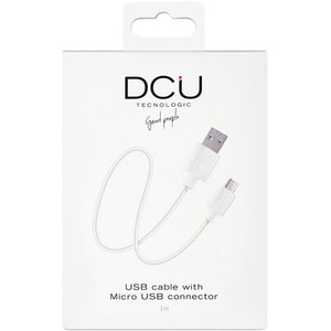 Câble pour transfert de données DCU - 1 m Micro-USB/USB - pour enregistreur vidéo, Tablette, Smartphone, PDA, Ordinateur P