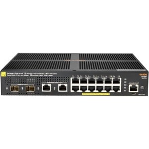 HPE 2930F 12G PoE+ 2G/2SFP+ Switch - 16 Ports - Manageable - 3 Layer Supported - Modular - 170 W Power Consumption - Twist