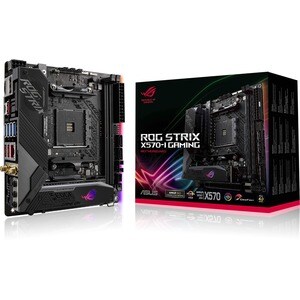 Asus ROG Strix X570-I Gaming Desktop Motherboard - AMD X570 Chipset - Socket AM4 - Mini ITX - 64 GB DDR4 SDRAM Maximum RAM