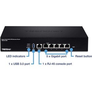 TRENDnet TWG-431BR Router - New - 6 Ports - Gigabit Ethernet
