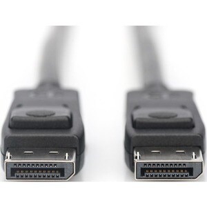 DisplayPort Anschlusskabel, Typ DP St/St, 3.0m, m/Sperre, UHD 8K 60Hz, DP 1.4, sw