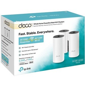 TP-Link Deco P9 Wi-Fi 5 IEEE 802.11ac Ethernet Wireless Router - Dual Band - 2.40 GHz ISM Band - 5 GHz UNII Band - 2 x Ant