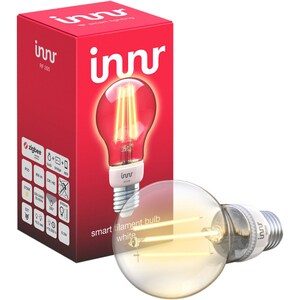 Lampadina a filamento LED innr - 6,30 W230 V ca - 806 lm - Bianco Colore luce - E27 Base - 15000 Ora - 2700 °K Temperatura