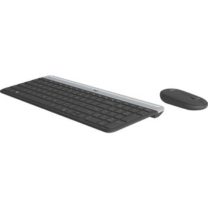 Logitech MK470 Tastatur & Maus - QWERTZ - Schweizerisch - Kabellos, Funk USB - Optische, Kabellos, Funk, USB, 1000 dpi Bew