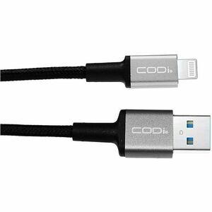 CODi 6' Braided Nylon USB-A to Lightning (MFI Certified) Charge & Sync Cable - 6 ft Lightning/USB Data Transfer Cable for 