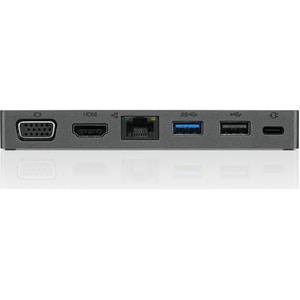 Lenovo USB Type C Docking Station for Notebook - 3 x USB Ports - 1 x USB 2.0 - USB Type-C - Network (RJ-45) - HDMI - VGA -