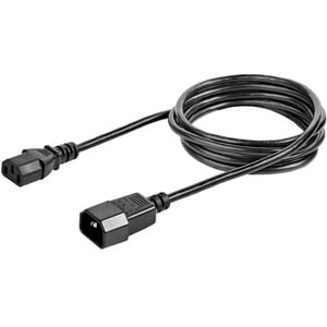 StarTech.com Power Extension Cord - 1.83 m - For Desktop Computer, Server, PDU, UPS, Printer - IEC 60320 C14 / IEC 60320 C