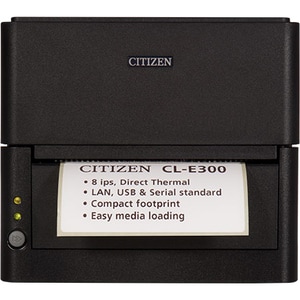 Citizen CL-E300 Desktop Direct Thermal Printer - Monochrome - Label Print - USB - Serial - 104.14 mm (4.10") Print Width -